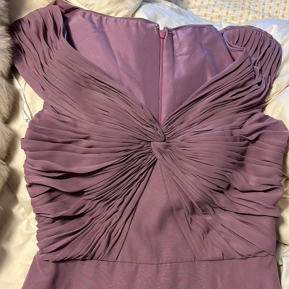 Violet bridal dress